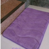 珊瑚絨吸水記憶地墊- 粉嫩紫 40x60cm 特價：$195