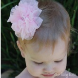 ♥Chic Baby Rose♥純手工製作...玫瑰花朵髮飾(夾於右邊頭髮) 特價：$500