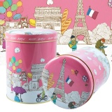 粉紅巴黎罐,(甜鹹,葷食)白巧達起司爆米花