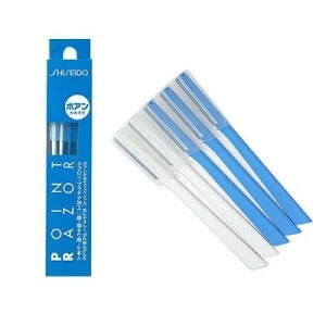 日本 資生堂 SHISEIDO 顏眉兩用修飾刀(一盒五入)