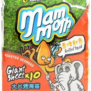 mm大象-泰式烤海苔(烤魷魚味)橘/60g一組2包