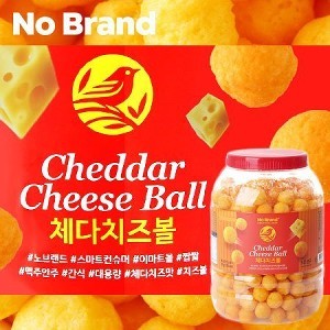 韓國 No Brand 巧達乳酪起司球 桶裝