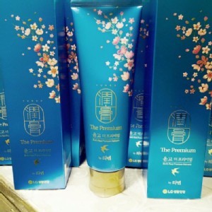 韓國LG潤膏金絲燕窩洗潤髮乳(二合一) 藍色款250ml