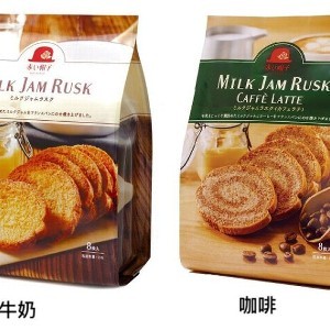 高帽子牛奶-咖啡拿鐵抹醬吐司餅乾/88g