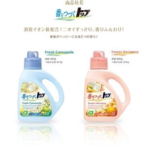 LION獅王 TOP香氛柔軟洗衣精-甜美花果 900g