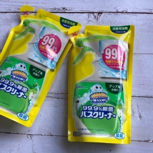 Johnson 莊臣 浴室水垢清潔泡沫噴霧 蘋果香補充包