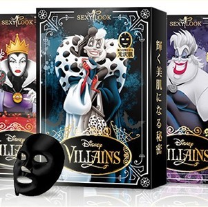 sexy look 迪士尼黑面膜/4片裝