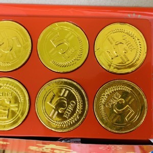 大發財金幣巧克力紅包附贈一個紅色信封紅包