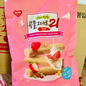 韓國健康營養21穀物棒-🍓草莓口味穀物棒/150g