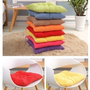 加厚款~純色ins北歐風柔軟燈芯絨椅墊坐墊