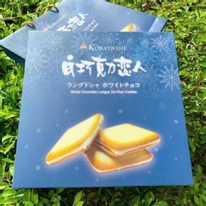 Kobayashi小林煎餅白色戀人巧克力餅乾(169g/18袋)