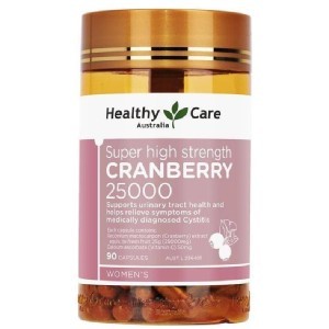 澳洲正品 Healthy Care 高濃度蔓越莓 25000mg/90顆