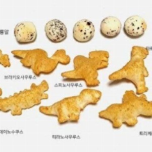 恐龍蛋+恐龍造型餅乾2盒一組