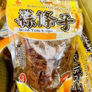 巧益-新口味-蒜條子豆乾/280g