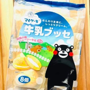 日本柿原 熊本熊鮮奶蛋糕⭐️8入