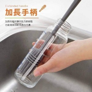 ❤食品級矽膠長手柄杯刷(一組2支)