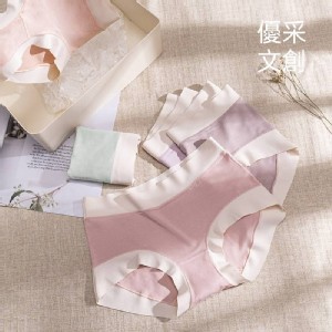 🏠雲感莫蘭迪蠶絲內褲5入組❤️ 混色