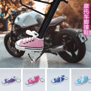 🏠可愛機車腳托帆布鞋 一組兩個