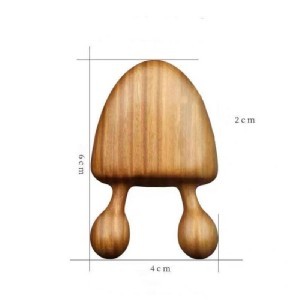 w-蝸牛造型綠檀經絡按摩梳