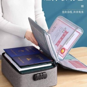 🏠加厚陽離子三層帶鎖收納包❤️