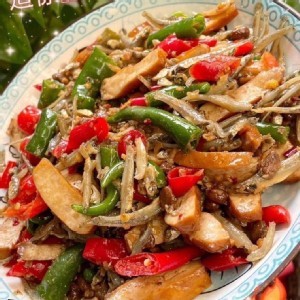 🔥辣炒糯米椒小魚乾-豆干🌶 半斤300g裝🥙