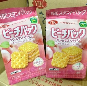 日本🇯🇵YBC桃子夾心餅乾