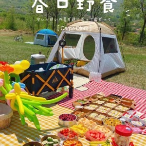 春遊便攜摺疊野餐墊（款式隨機）