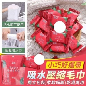 許願出去玩很需要🏠吸水壓縮毛巾（約100顆）