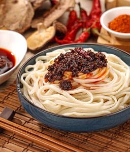 蔬食麻辣麵(鍋邊素)(辣)