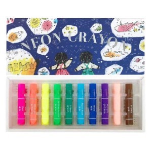 日本🌟KOKUYO 螢光蠟筆16色