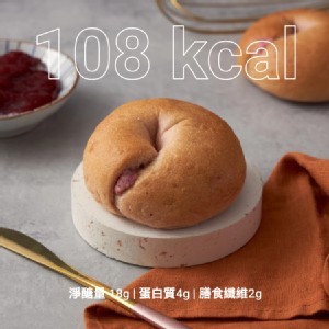 減醣貝果-草莓乳酪口味 (兩入一組)