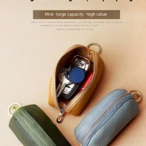 🏠輕奢風皮質大容量鑰匙包