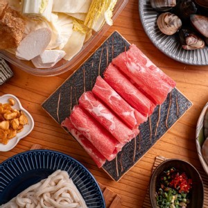 台灣白豬梅花卷肉片200克/盒 20倍數