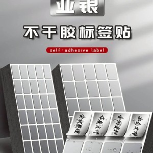 🏠啞銀防水可手寫隨貼標籤紙(600貼)💖