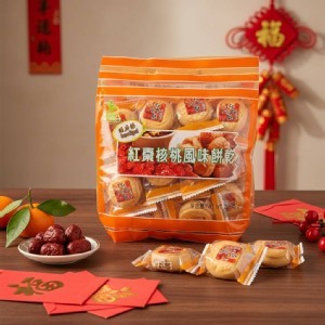 紅棗核桃風味餅乾/200g大包裝× 2]
