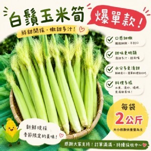 白鬚玉米筍 每袋2公斤