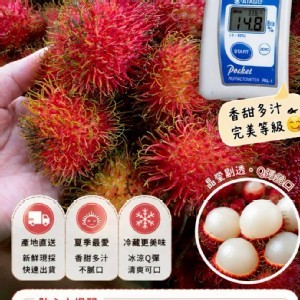 鮮採 紅 毛 丹