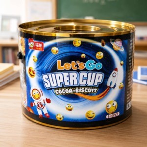 [福伯 Let's Go 太空杯可可餅乾/6g×100入]