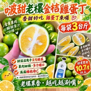 啵甜老欉金桔雞蛋丁