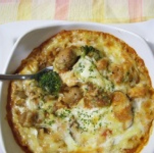 奶油嫩雞焗飯