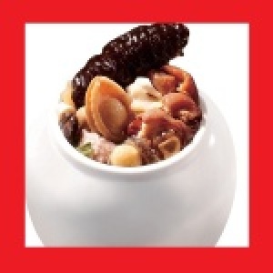 海味街 鮑魚烏參佛跳牆(不附甕) ★精裝豪華版★鮑參包(內含一顆鮑魚，兩條烏參)一組，兩組食料包，兩組高湯包 特價：$569