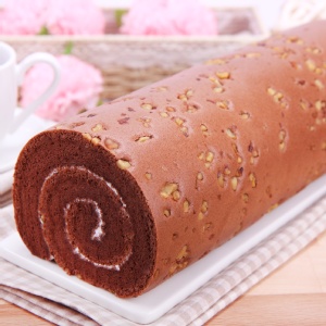 富士巧捲▶巧克力+核桃超絕配