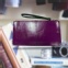 韓版手機三層手拿包-紫