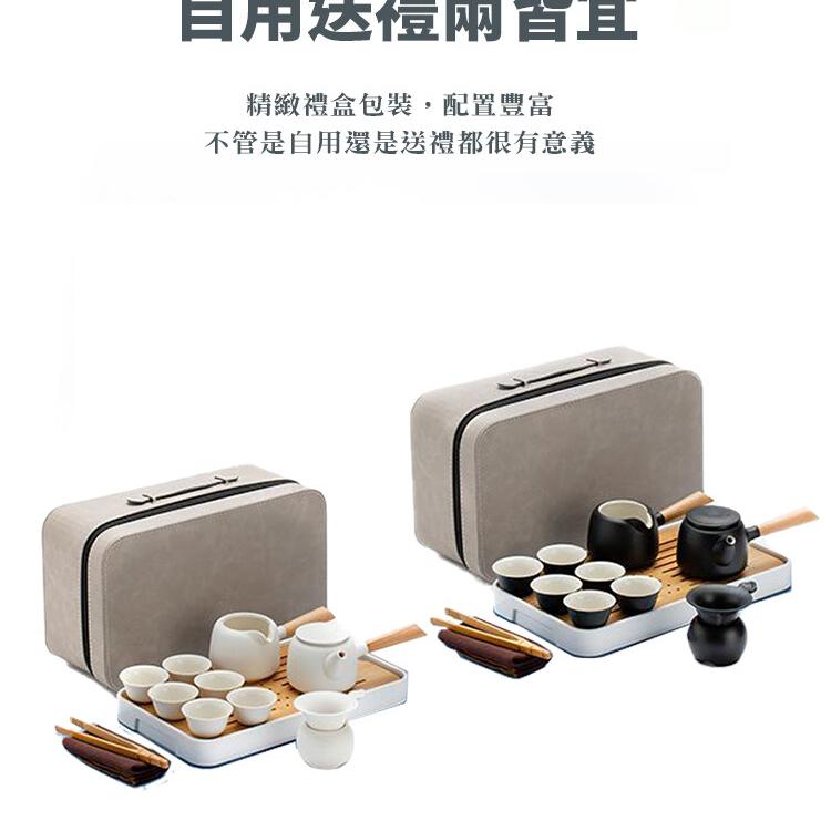 【CityStar】木柄側把壺粗陶旅行茶具套組