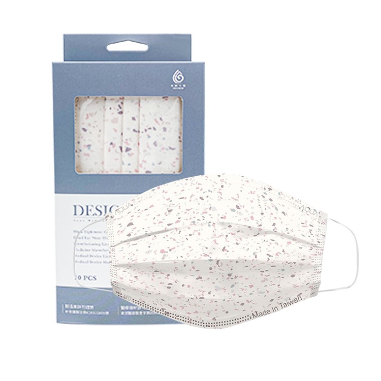 【水舞生醫】成人醫療平面口罩(未滅菌)小磨砂石