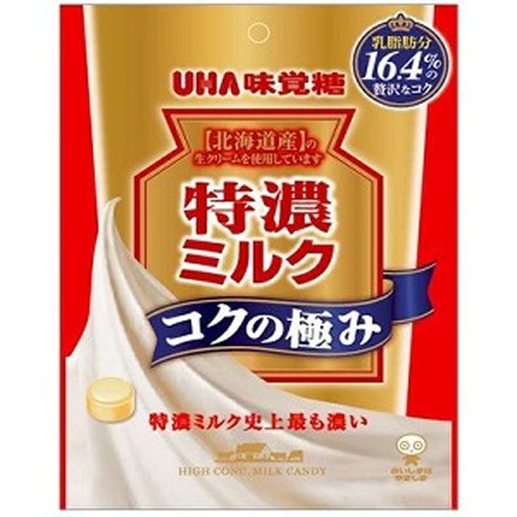 UHA 味覺糖 特濃頂級牛奶糖(78g) 硬糖