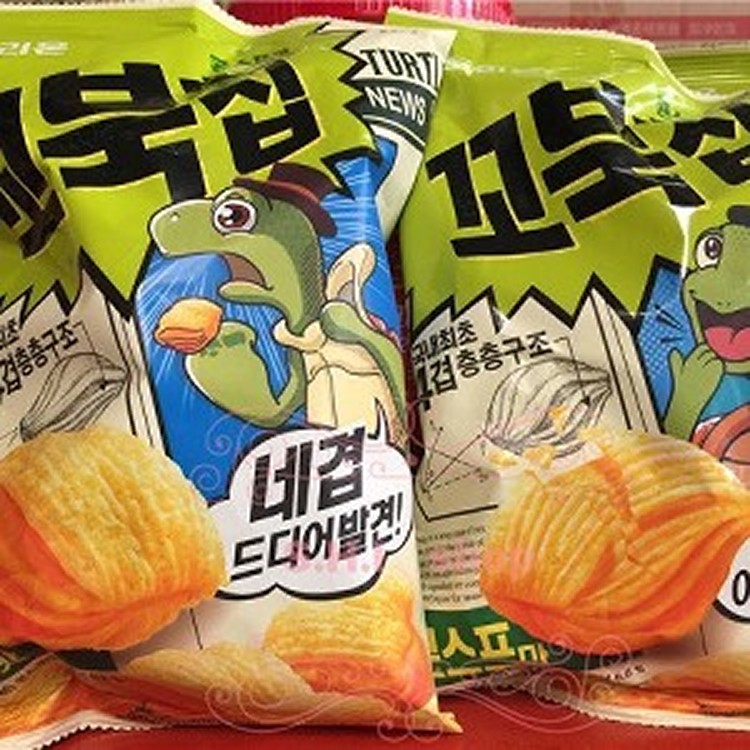 韓國 ORION 玉米濃湯 烏龜🐢餅乾2包一組