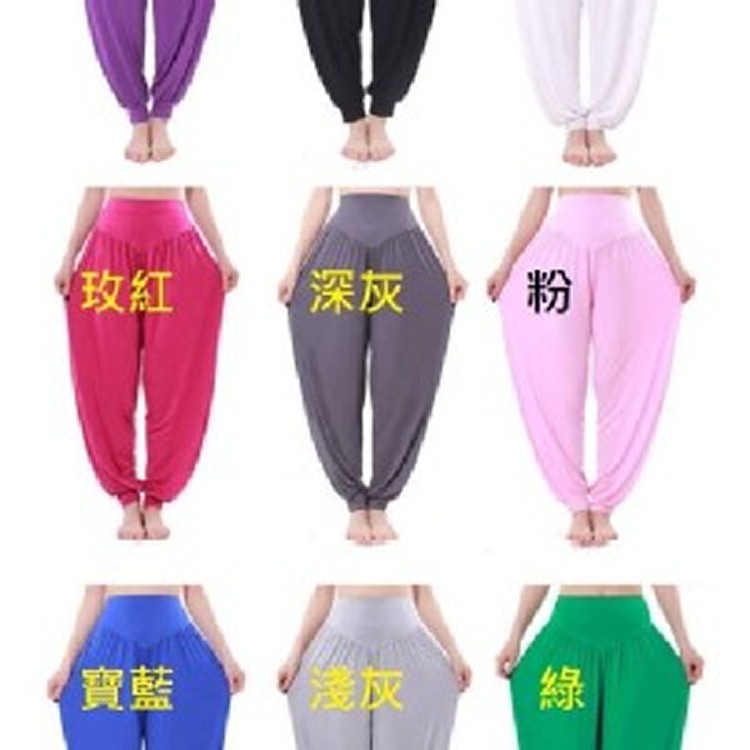 莫代爾瑜珈燈籠褲 淺灰