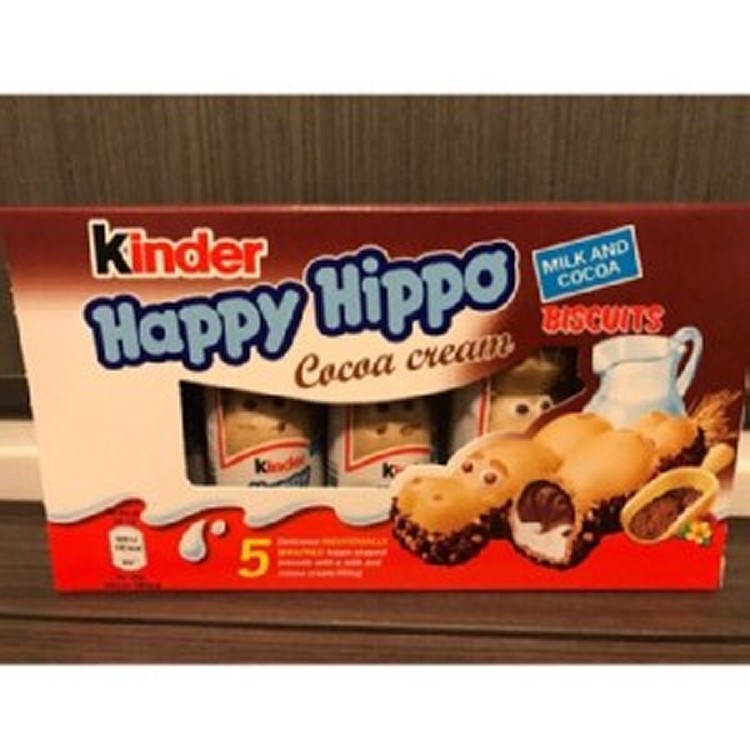 香港 kinder 健達 河馬巧克力 一盒五入