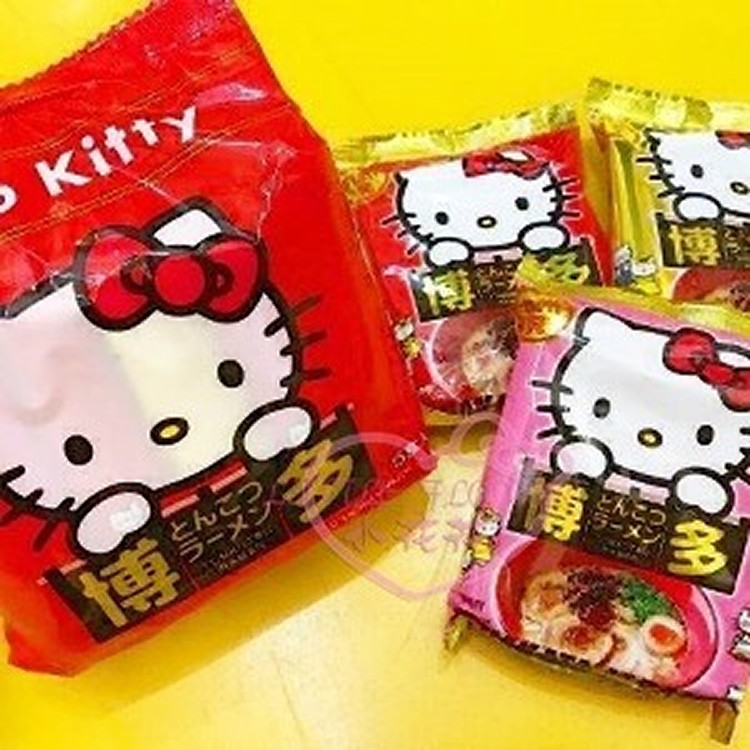 Hello Kitty博多豚骨拉麵泡麵 一袋5入